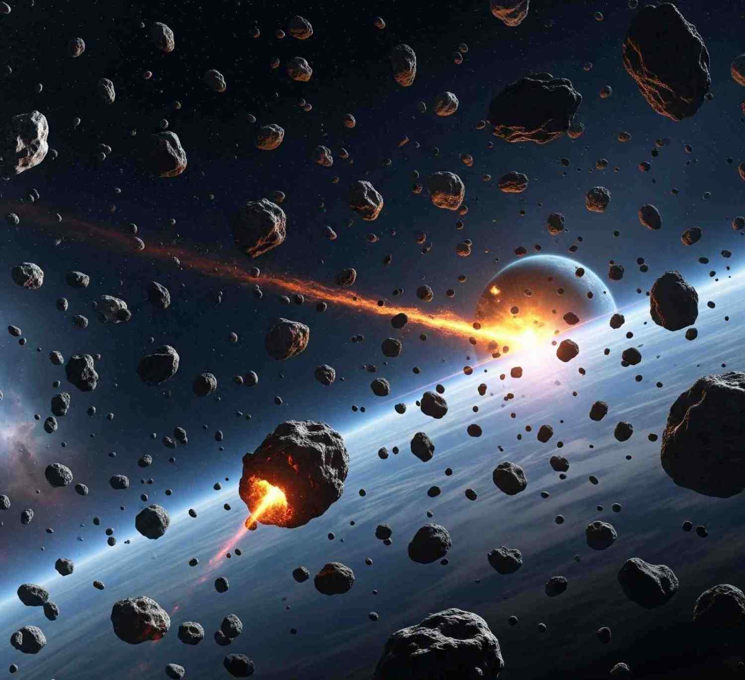 Impact Asteroids in Space