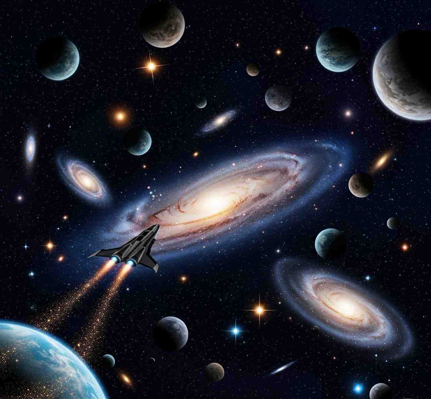 exploring galaxies for way